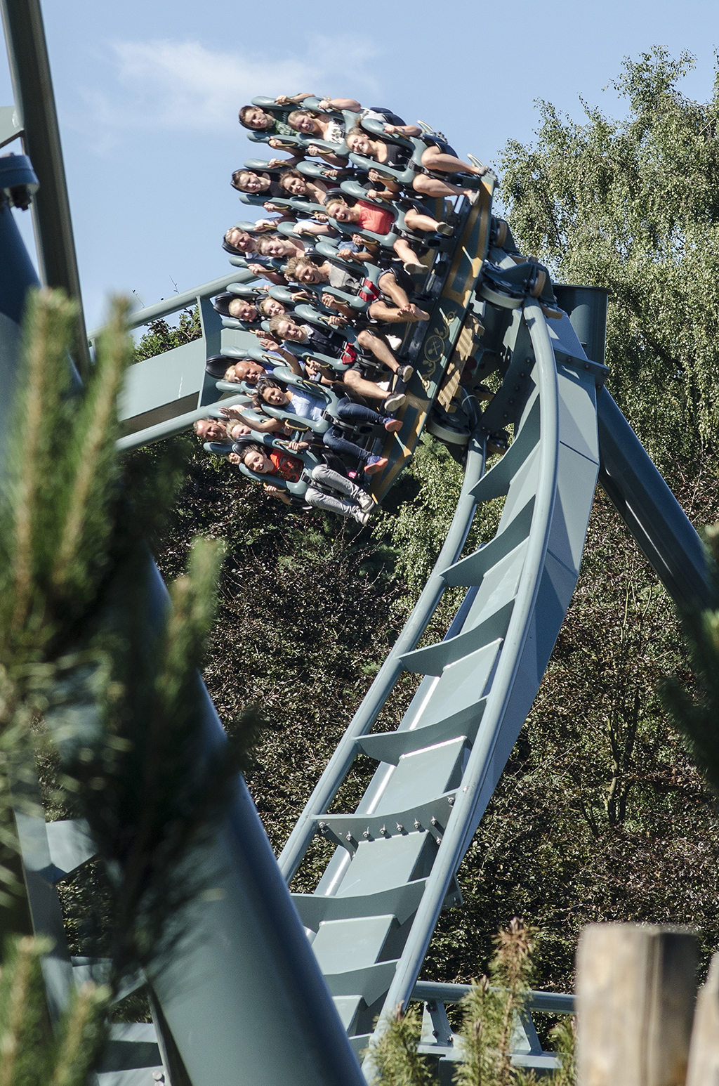 Efteling Kaatsheuvel Netherlands Baron 1898 rollercoaster dive coaster amusement park themepark 01