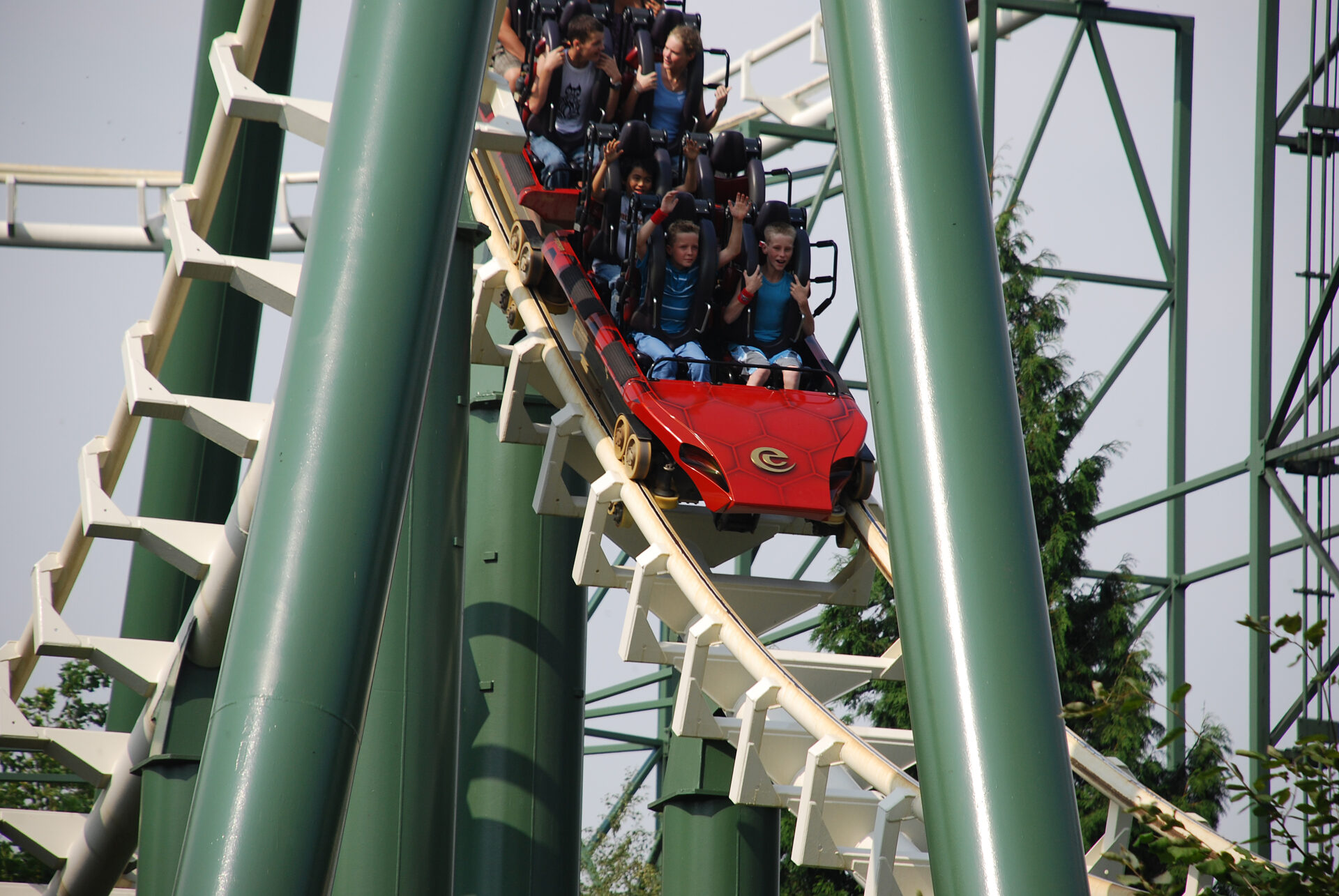 Efteling Kaatsheuvel Netherlands amusement park Python rollercoaster themepark 14