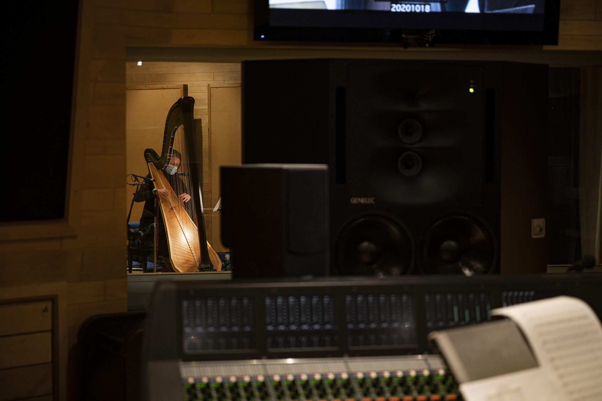 Impasse film score session Galaxy Studios 3
