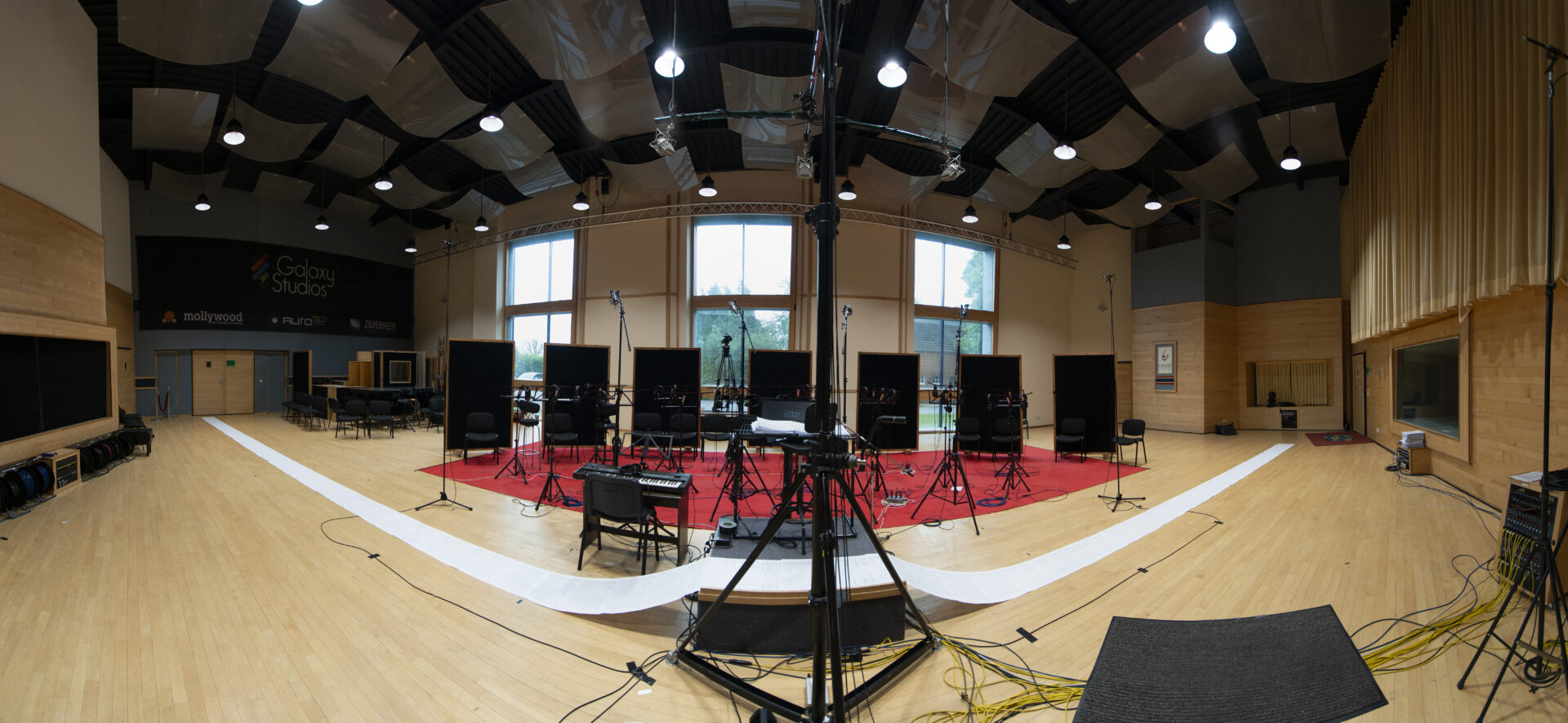 Redbad film score recording session Galaxy Studios 2