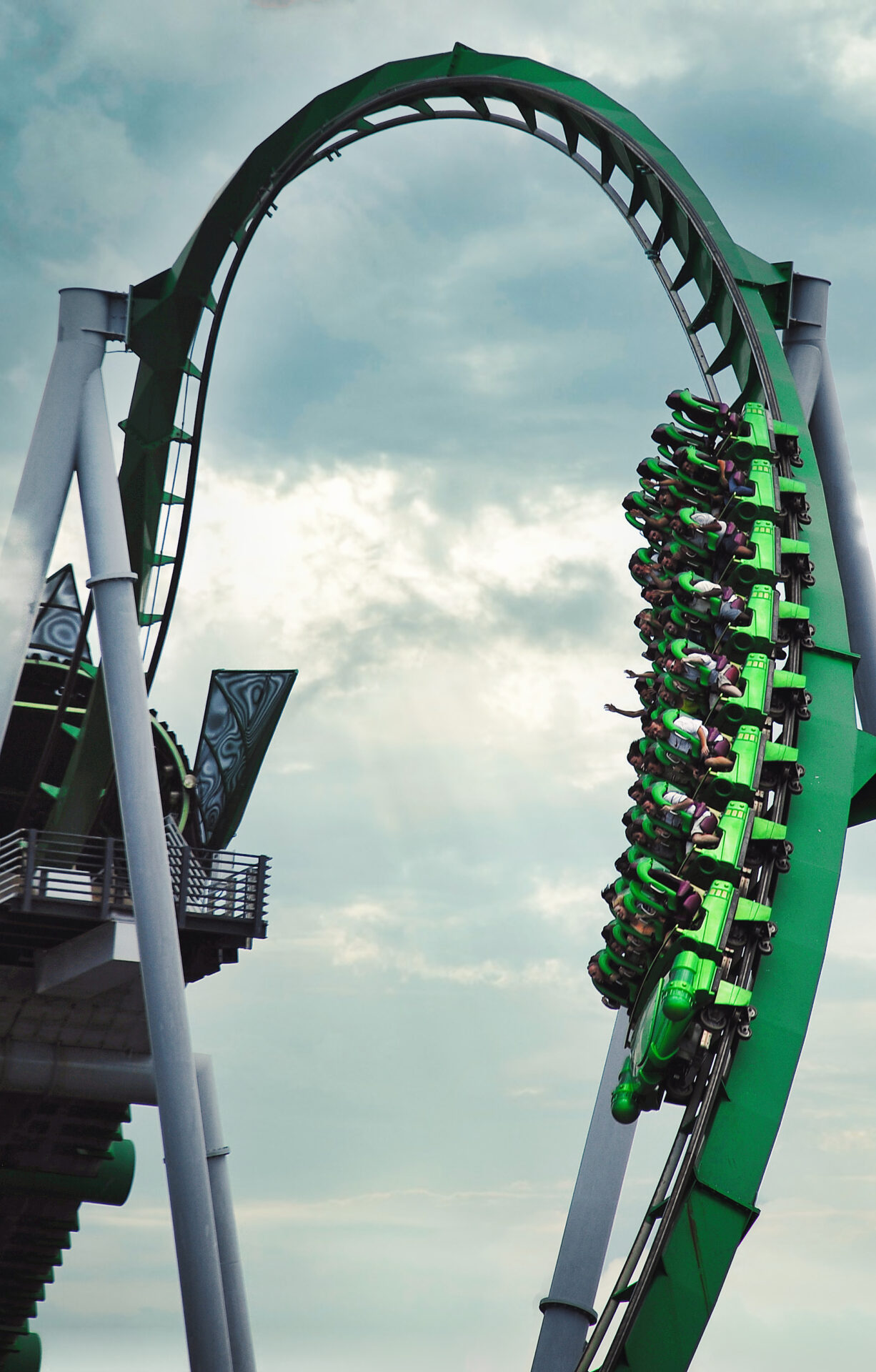 Universal Studios Islands of Adventure incredible Hulk Coaster Rollercoaster
